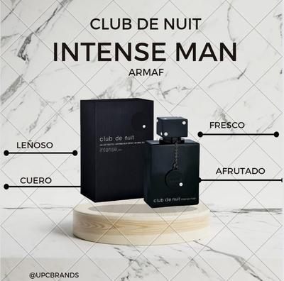 Armaf Club de Nuit Intense Man EDT Men New in Box, Black.6 Fl Oz Fragrance Scent Aroma Jasmine Cologne Lemon Apple Floral Bergamot Long Lasting